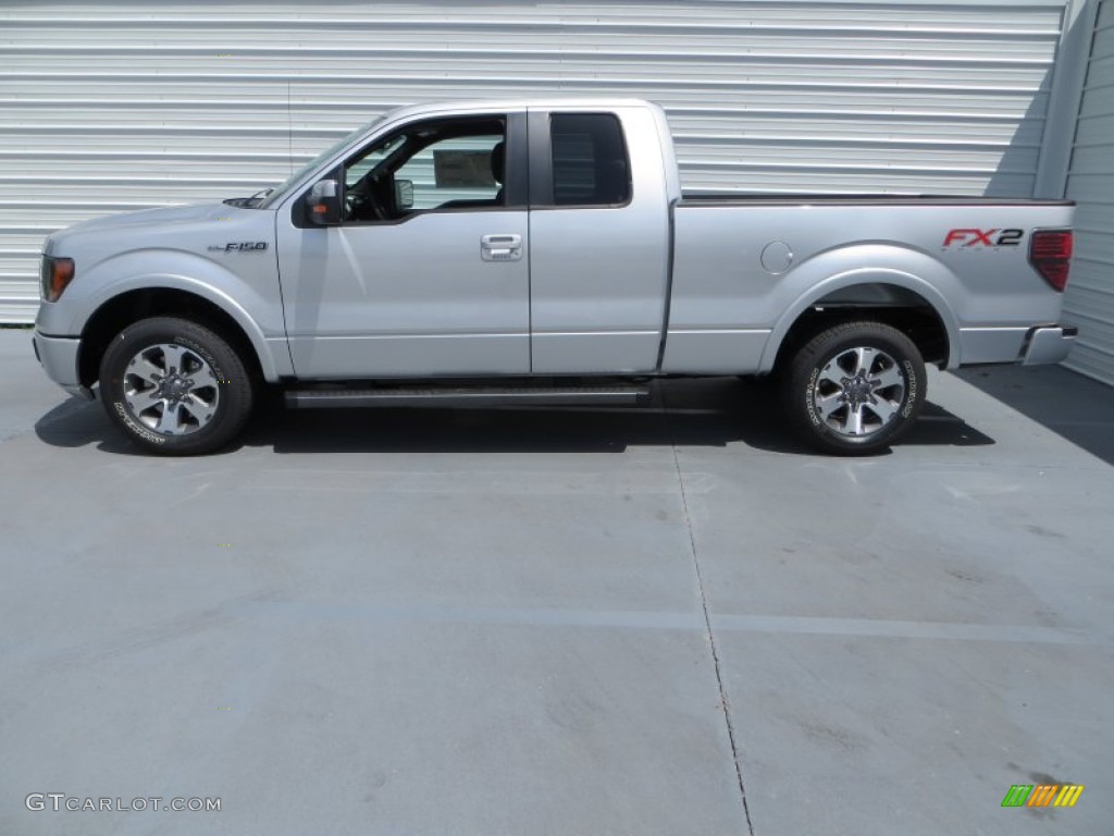 2013 F150 FX2 SuperCab - Ingot Silver Metallic / Black photo #6