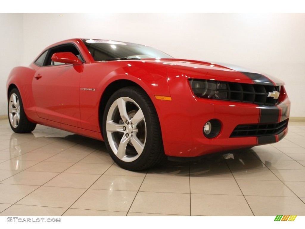 2011 Camaro LT/RS Coupe - Victory Red / Black photo #2