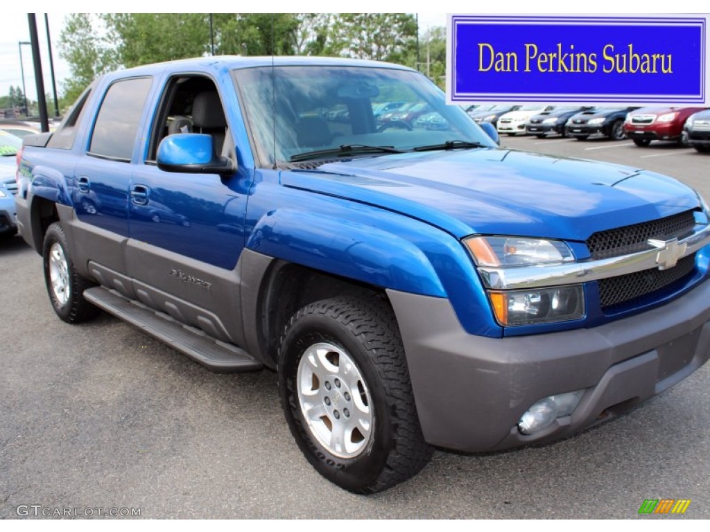 2003 Avalanche 1500 Z71 4x4 - Arrival Blue / Dark Charcoal photo #1