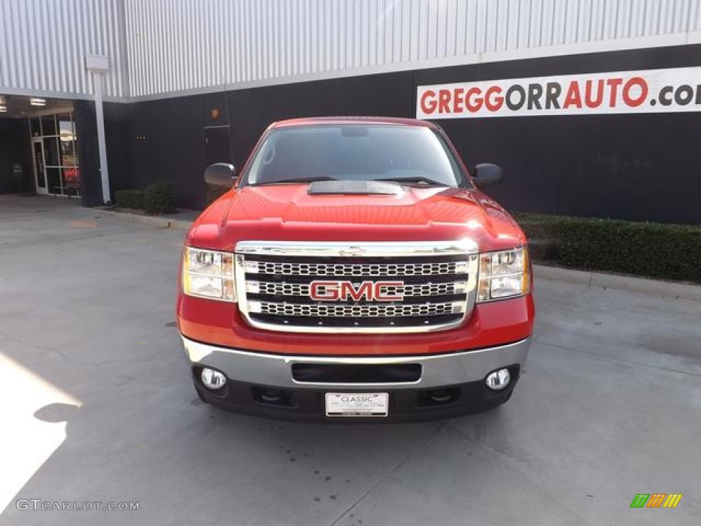 2013 Sierra 2500HD Regular Cab 4x4 - Fire Red / Dark Titanium photo #7