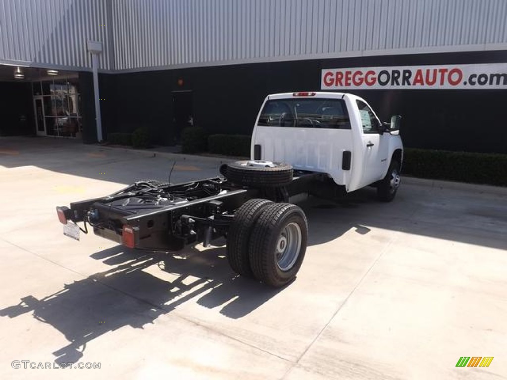 2013 Sierra 3500HD Regular Cab Chassis - Summit White / Dark Titanium photo #3