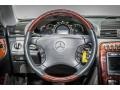 2000 Mercedes-Benz CL Charcoal Interior Steering Wheel Photo