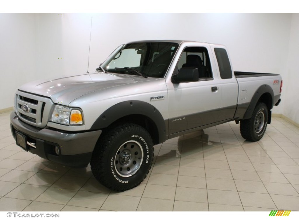 Silver Metallic 2007 Ford Ranger FX4 SuperCab 4x4 Exterior Photo #82264299