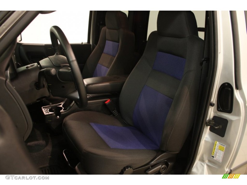 Ebony/Blue Interior 2007 Ford Ranger FX4 SuperCab 4x4 Photo #82264326