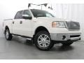 2007 White Sand Tri-Coat Ford F150 Lariat SuperCrew 4x4  photo #5