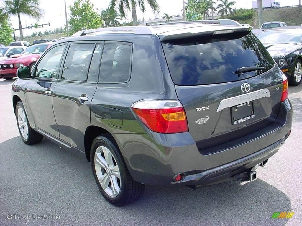 2008 Highlander Limited - Magnetic Gray Metallic / Ash Gray photo #6