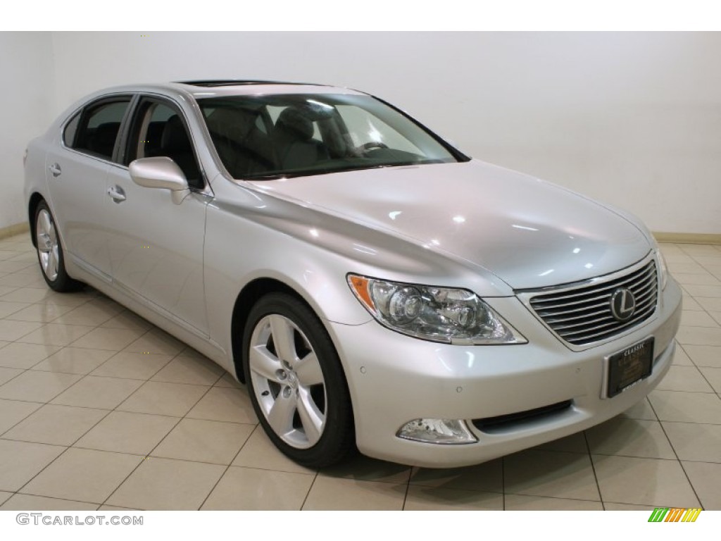 2008 LS 460 L - Mercury Silver Metallic / Black photo #1