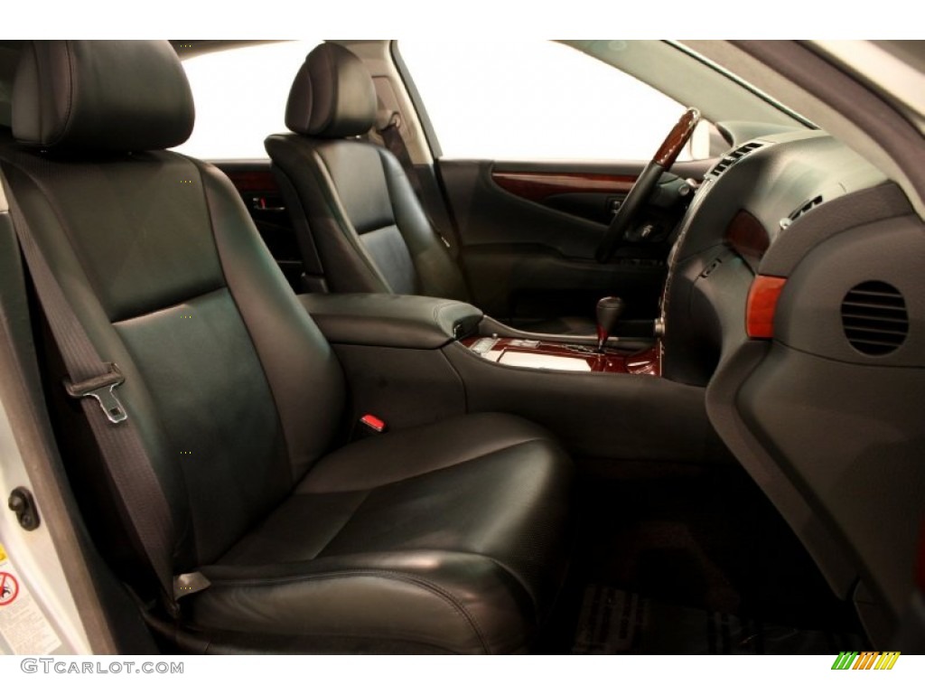 Black Interior 2008 Lexus LS 460 L Photo #82266923