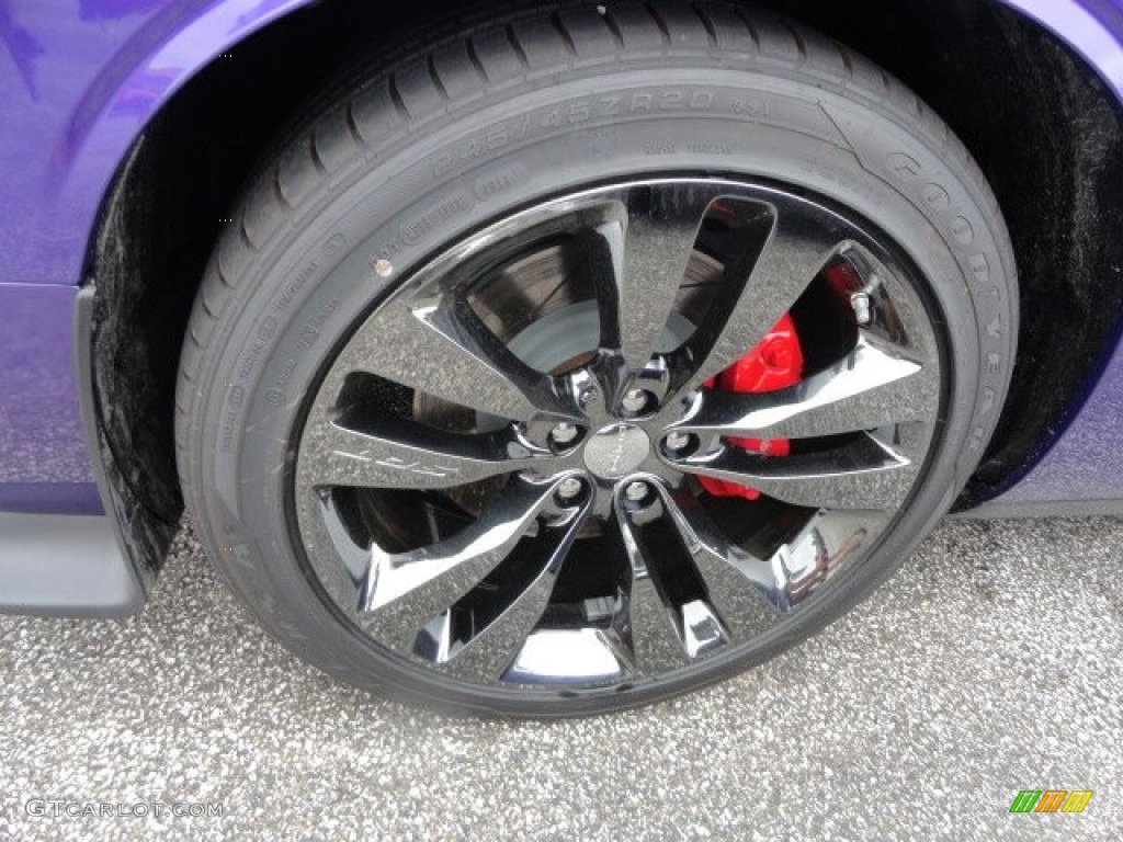 2013 Challenger SRT8 392 - Plum Crazy Pearl / Dark Slate Gray photo #3