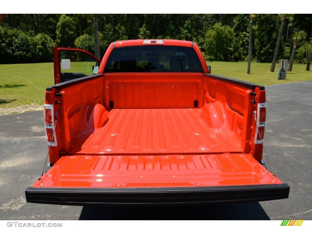 2013 F150 XL Regular Cab - Vermillion Red / Steel Gray photo #11