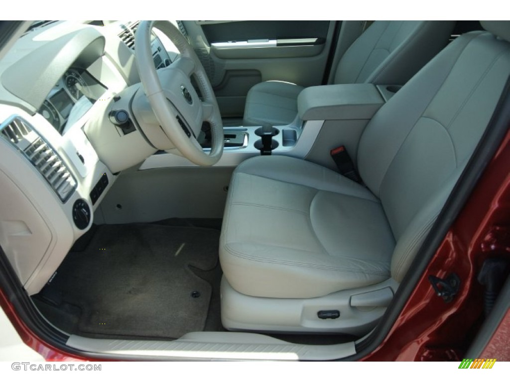 Cashmere Leather/Charcoal Black Interior 2009 Mercury Mariner Premier Photo #82270183