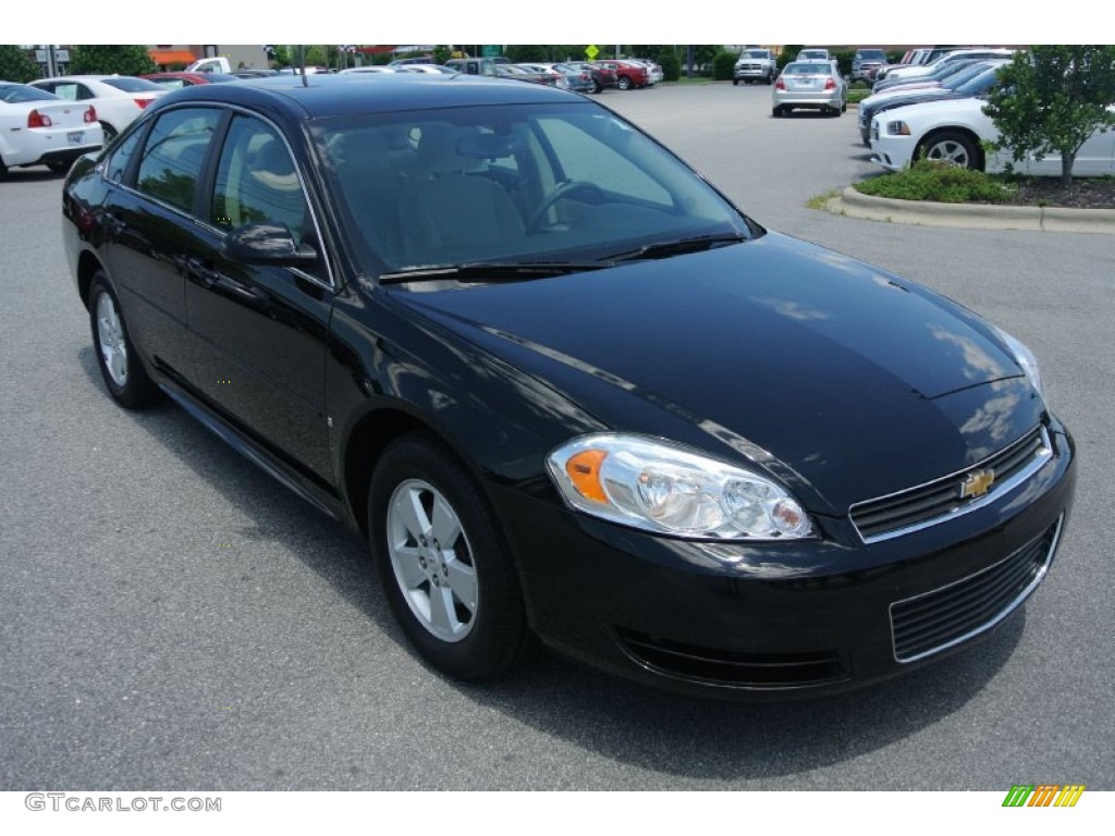 Black 2009 Chevrolet Impala LT Exterior Photo #82270576