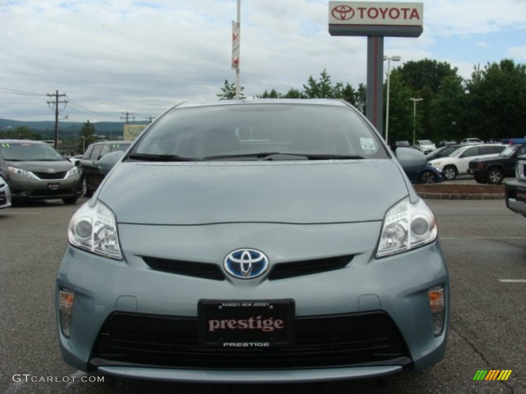 2012 Prius 3rd Gen Two Hybrid - Sea Glass Pearl / Dark Gray photo #2