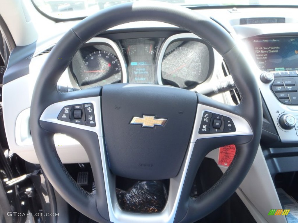 2013 Equinox LTZ - Ashen Gray Metallic / Light Titanium/Jet Black photo #13