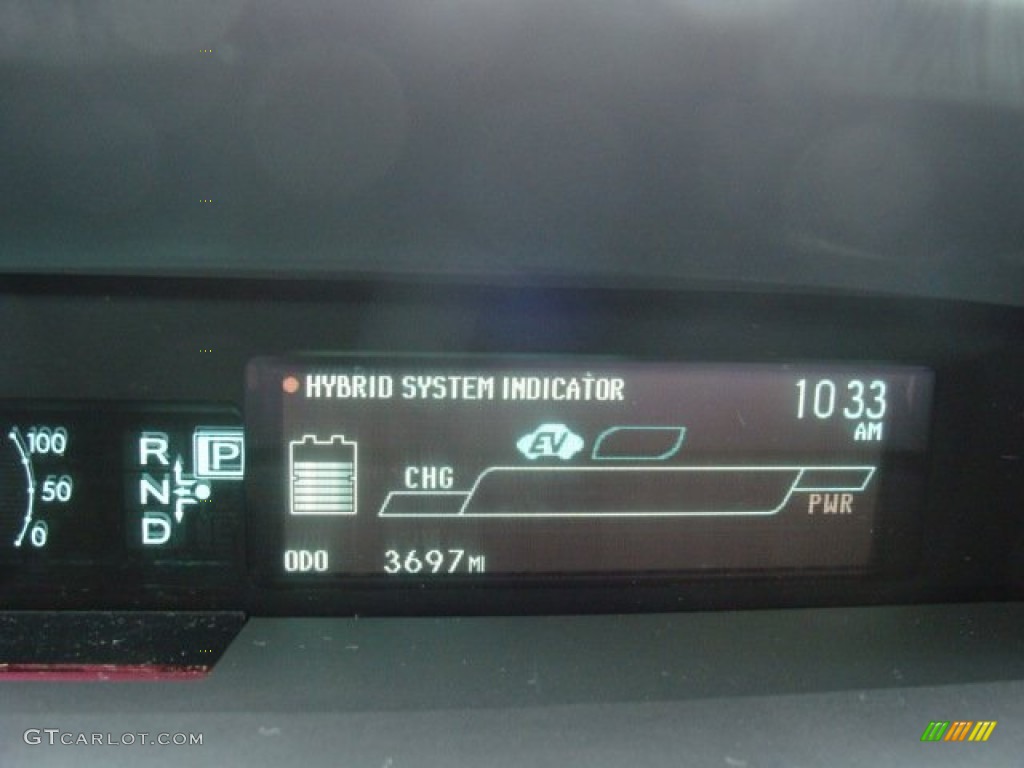 2012 Prius 3rd Gen Two Hybrid - Sea Glass Pearl / Dark Gray photo #10