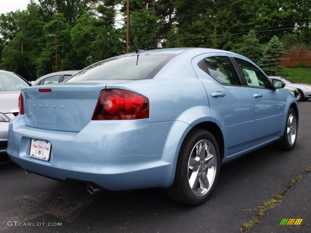 2013 Avenger SE V6 - Crystal Blue Pearl / Black photo #3