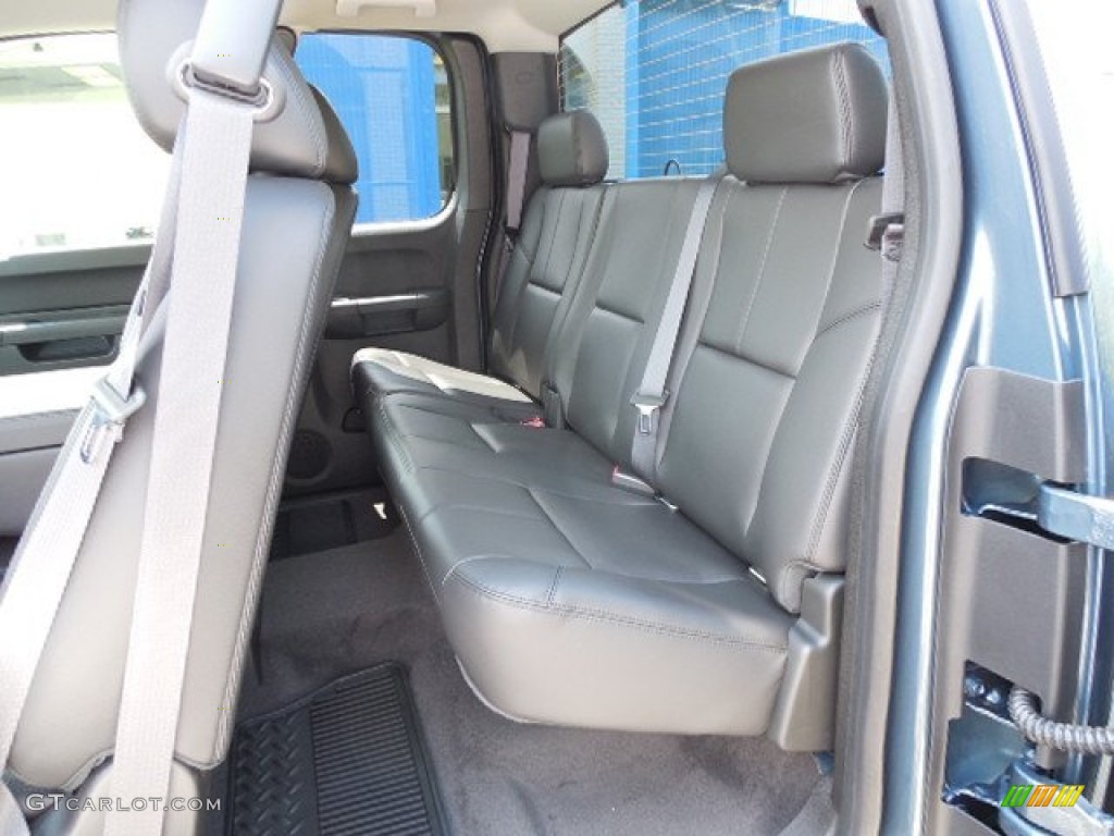 2013 Silverado 1500 LT Extended Cab 4x4 - Blue Granite Metallic / Ebony photo #14