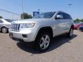 2011 Bright Silver Metallic Jeep Grand Cherokee Overland 4x4  photo #2