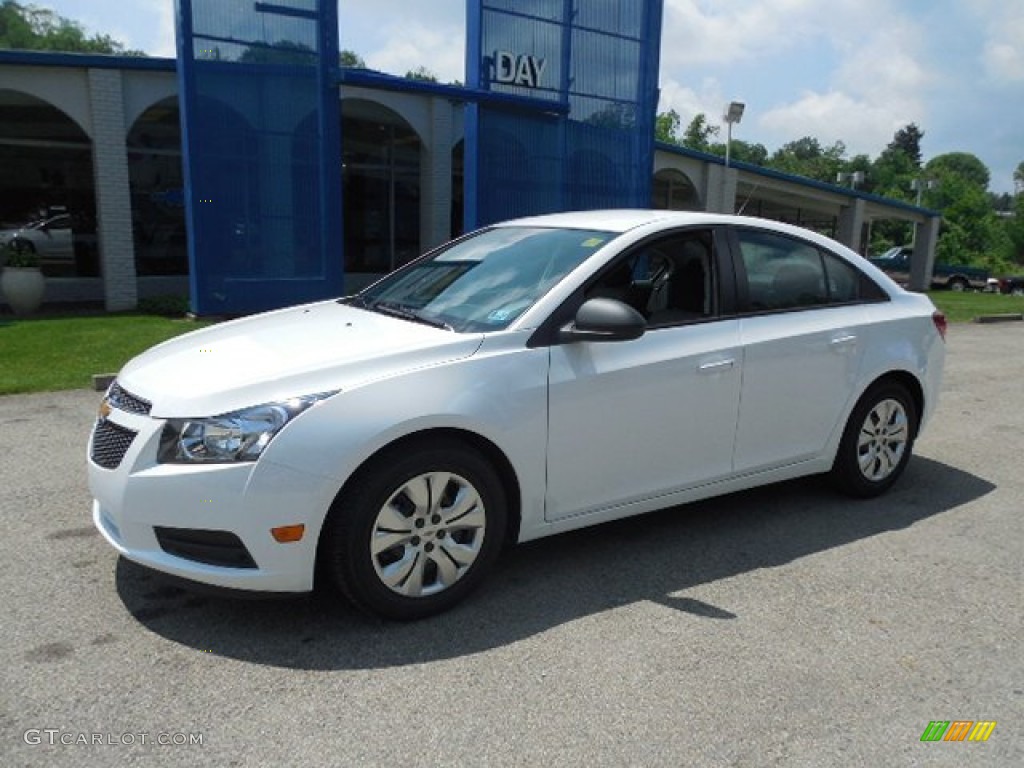 2013 Cruze LS - Summit White / Jet Black/Medium Titanium photo #1