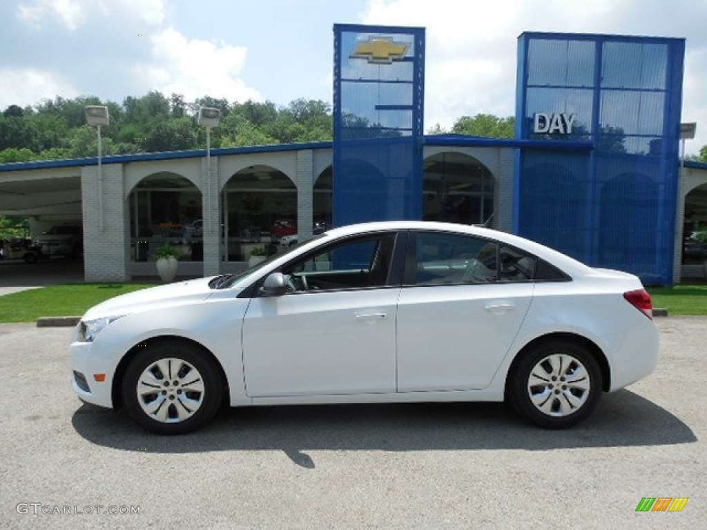 2013 Cruze LS - Summit White / Jet Black/Medium Titanium photo #2