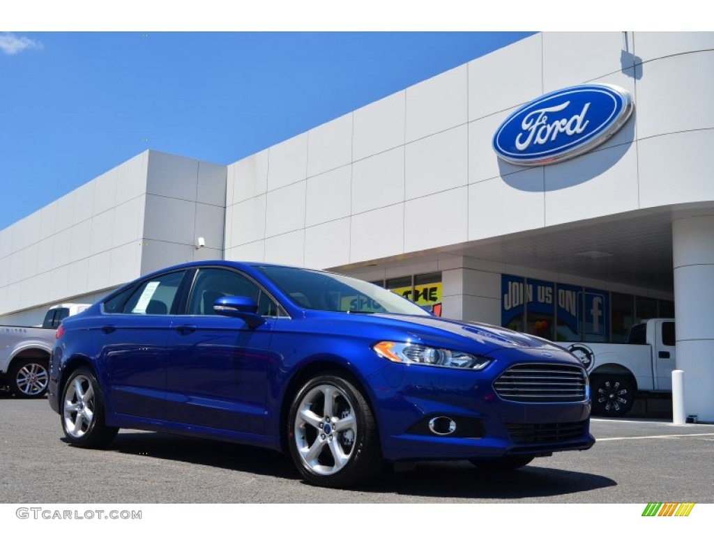 2013 Deep Impact Blue Metallic Ford Fusion Se 20 Ecoboost 82269439