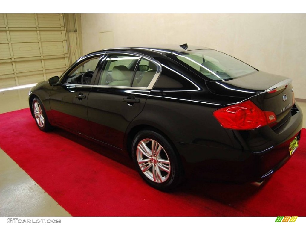 2011 G 37 Journey Sedan - Black Obsidian / Stone photo #4