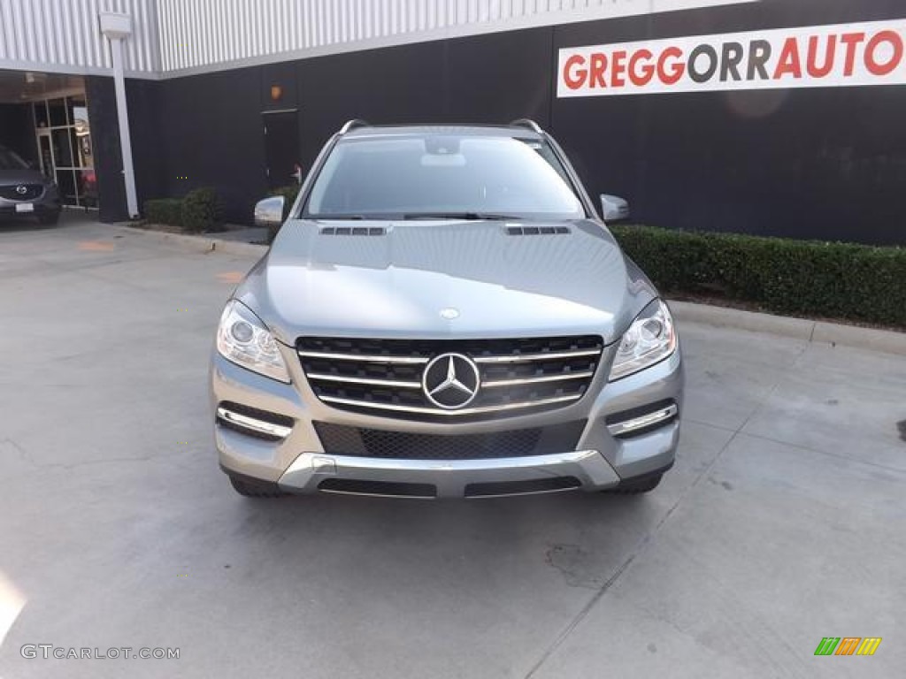 2013 ML 350 4Matic - Palladium Silver Metallic / Black photo #7