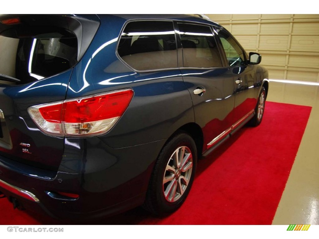 2013 Pathfinder SL 4x4 - Arctic Blue Metallic / Charcoal photo #6