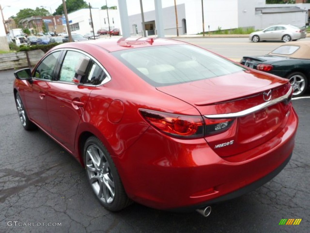 2014 MAZDA6 Grand Touring - Soul Red Mica / Sand photo #3