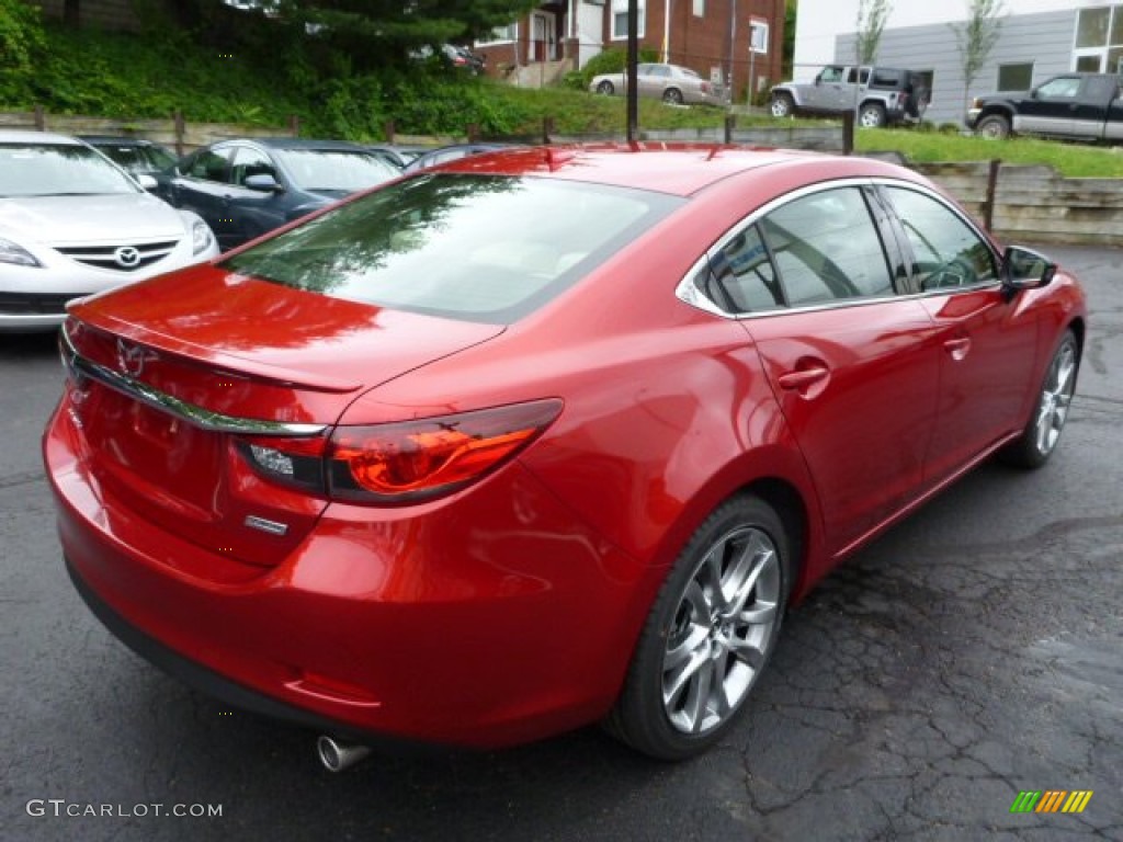 2014 MAZDA6 Grand Touring - Soul Red Mica / Sand photo #5