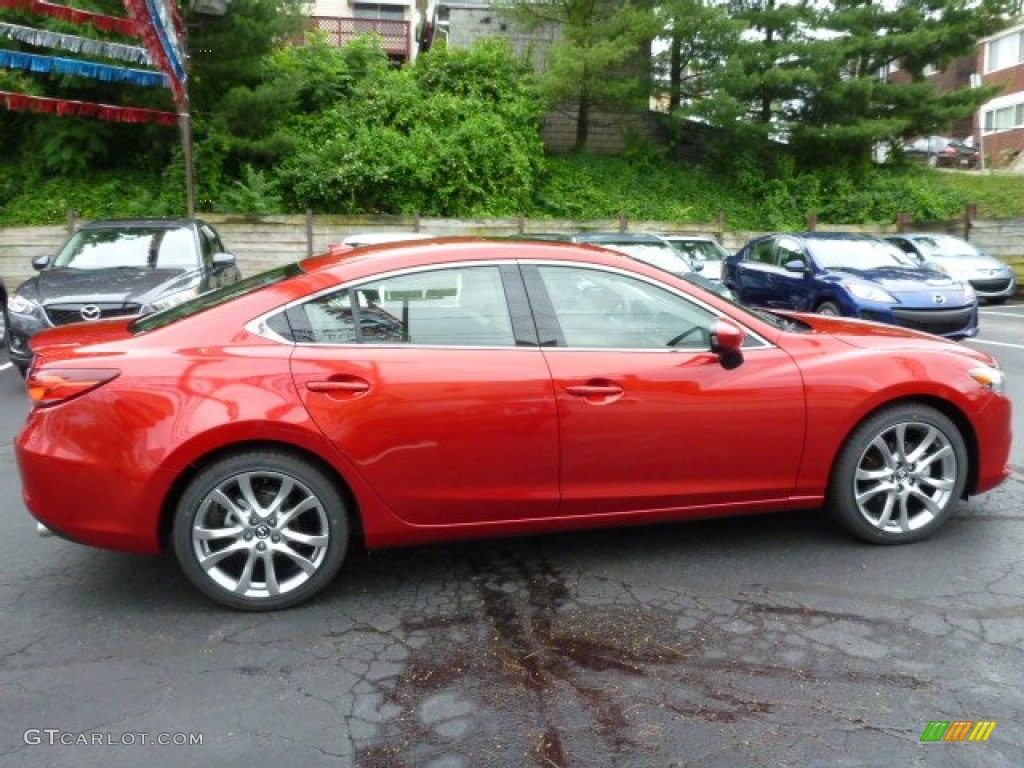 2014 MAZDA6 Grand Touring - Soul Red Mica / Sand photo #6