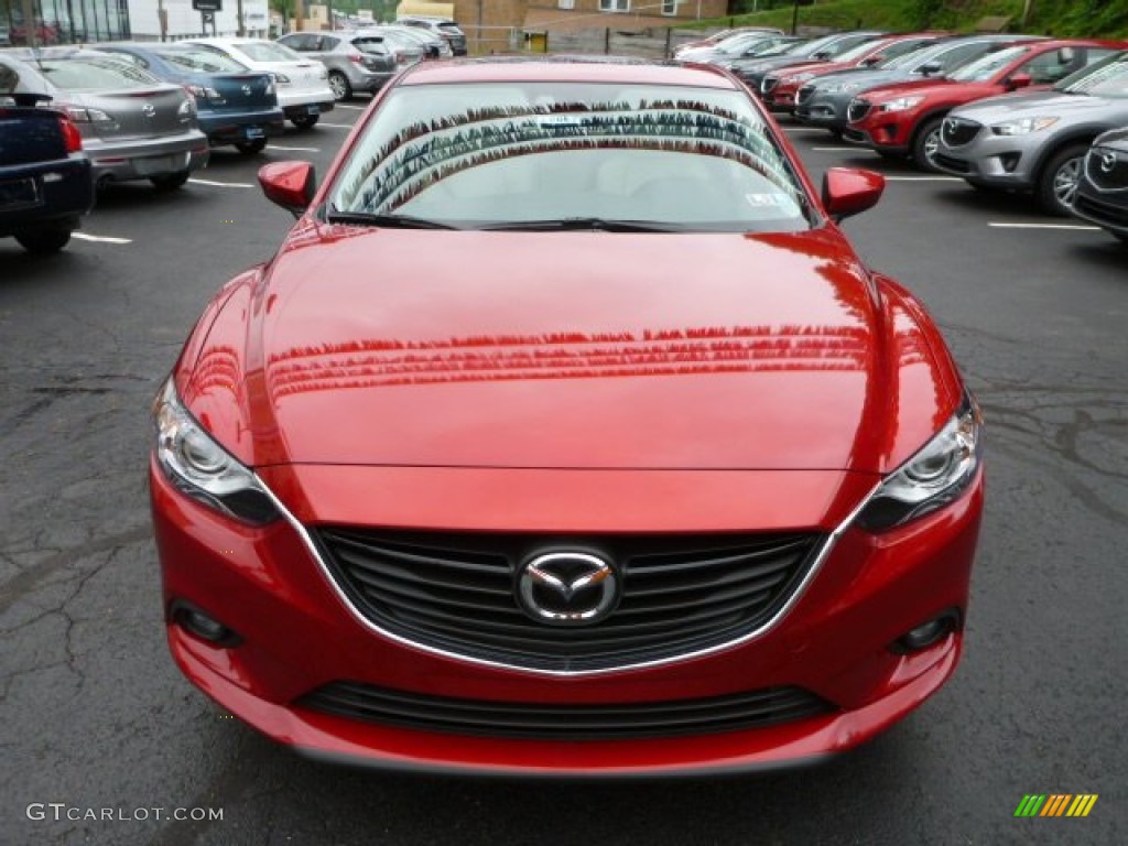 2014 MAZDA6 Grand Touring - Soul Red Mica / Sand photo #8