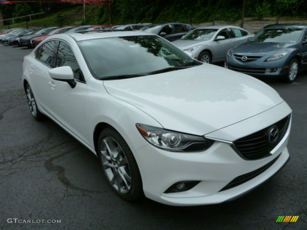 Snowflake White Pearl Mica 2014 Mazda MAZDA6 Grand Touring Exterior Photo #82277132