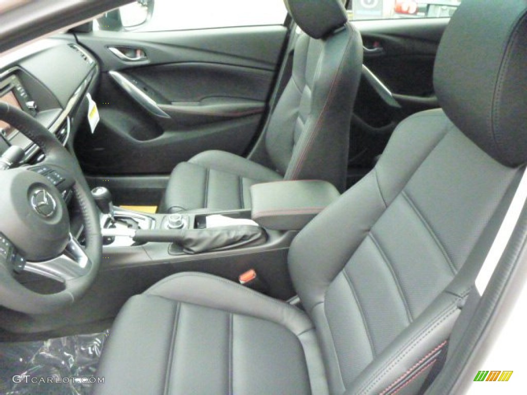 Black Interior 2014 Mazda MAZDA6 Grand Touring Photo #82277201