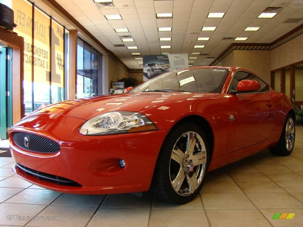 2009 XK XK8 Coupe - Salsa Red / Charcoal photo #1