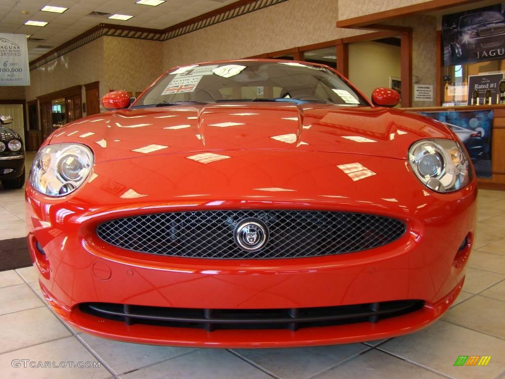 2009 XK XK8 Coupe - Salsa Red / Charcoal photo #2