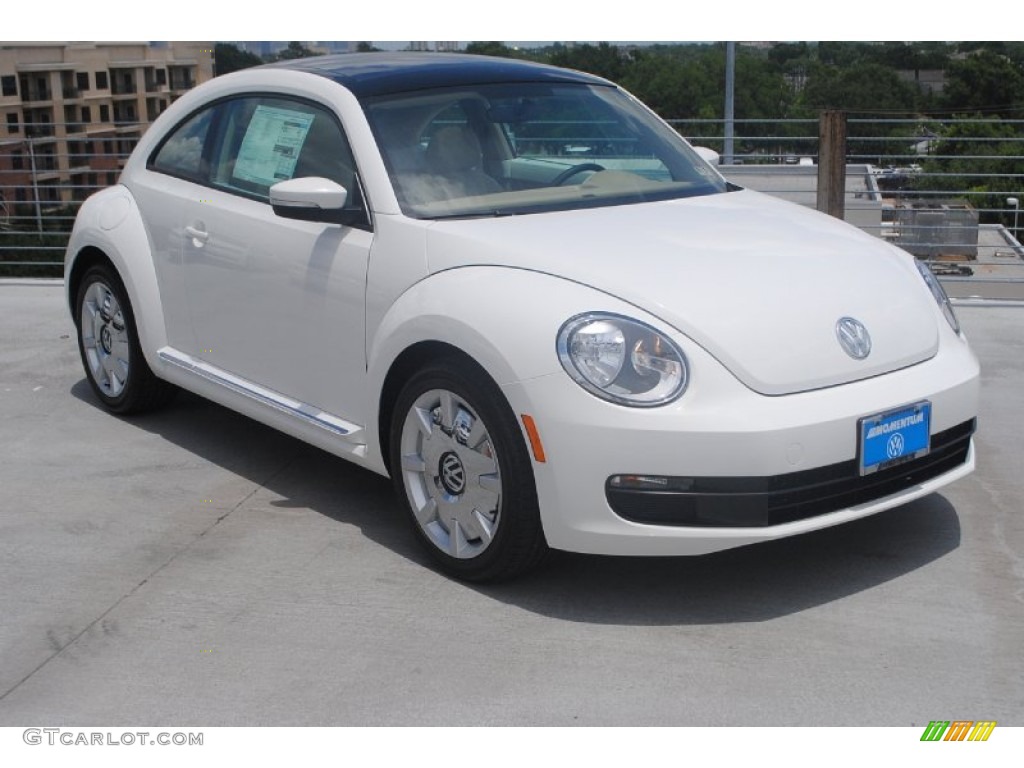 2013 Beetle 2.5L - Candy White / Beige photo #1