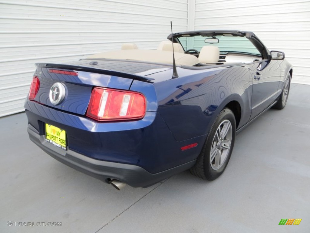 2011 Mustang V6 Convertible - Kona Blue Metallic / Stone photo #4