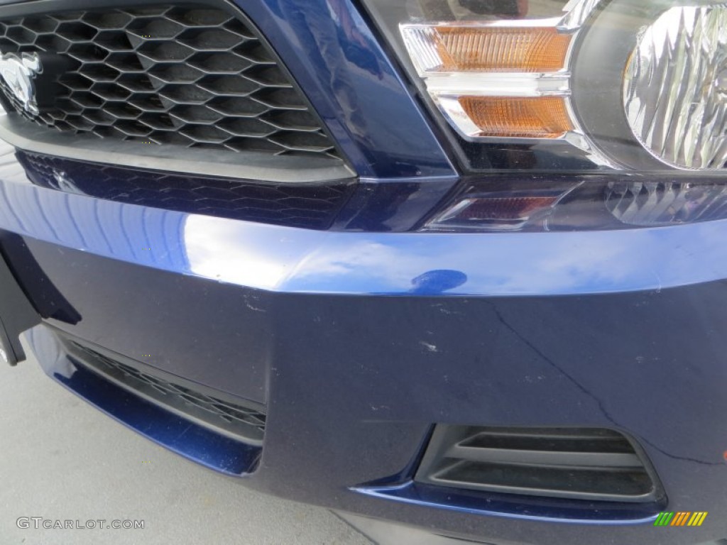 2011 Mustang V6 Convertible - Kona Blue Metallic / Stone photo #10
