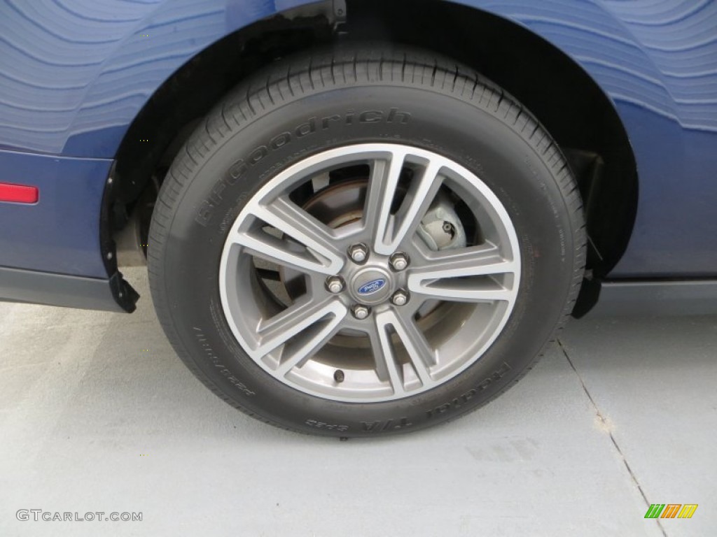 2011 Mustang V6 Convertible - Kona Blue Metallic / Stone photo #13