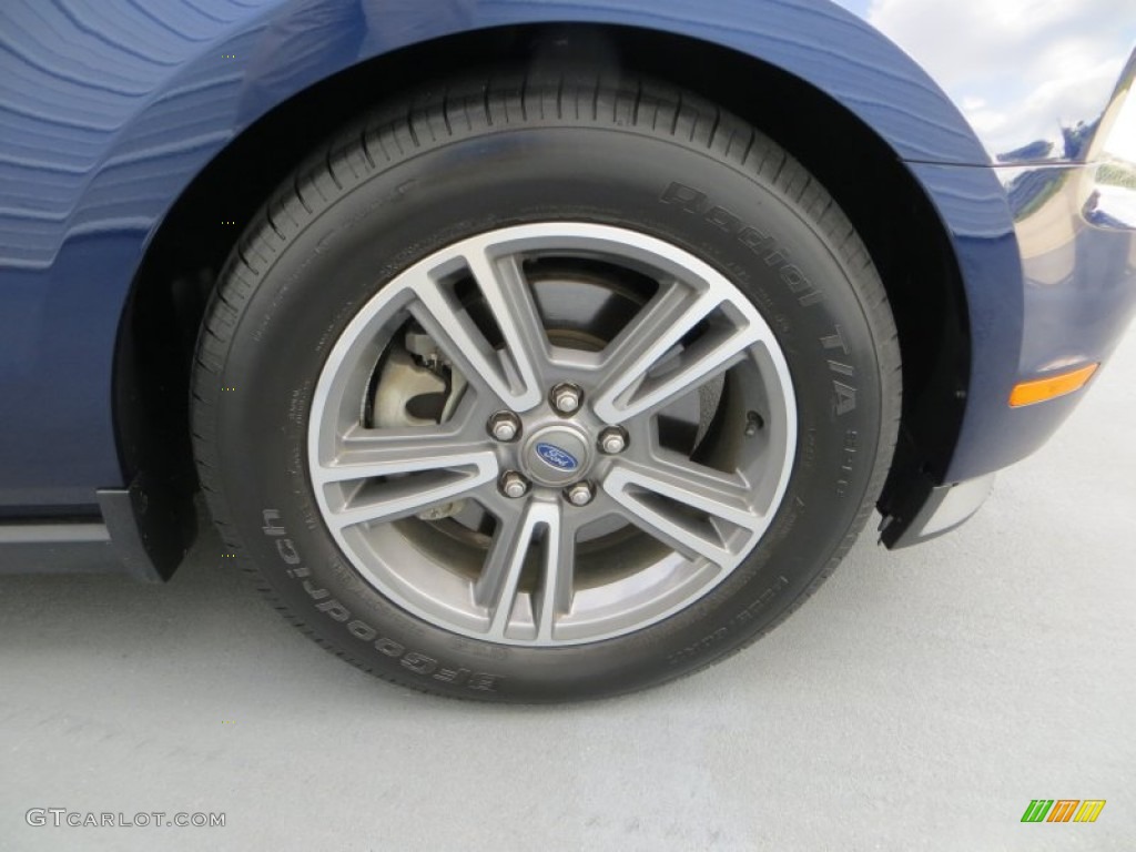 2011 Mustang V6 Convertible - Kona Blue Metallic / Stone photo #14