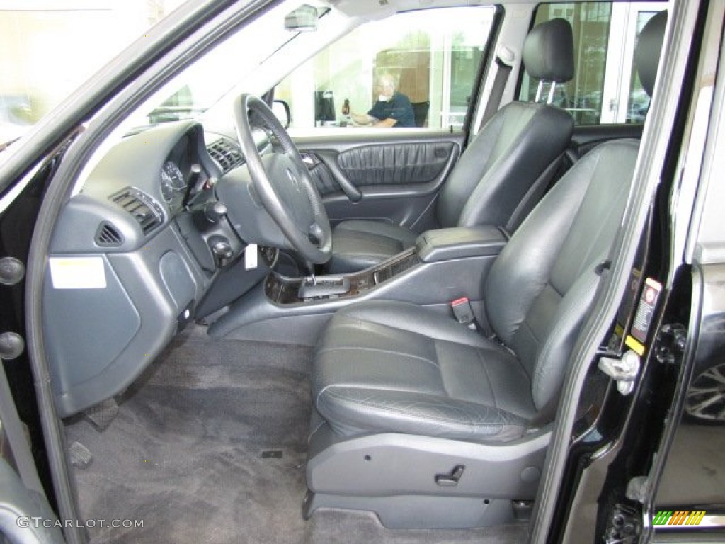 2005 ML 350 4Matic - Black / Charcoal photo #2