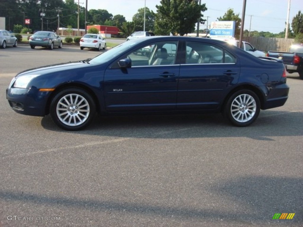 2007 Milan V6 Premier - Dark Blue Pearl Metallic / Dark Charcoal photo #3