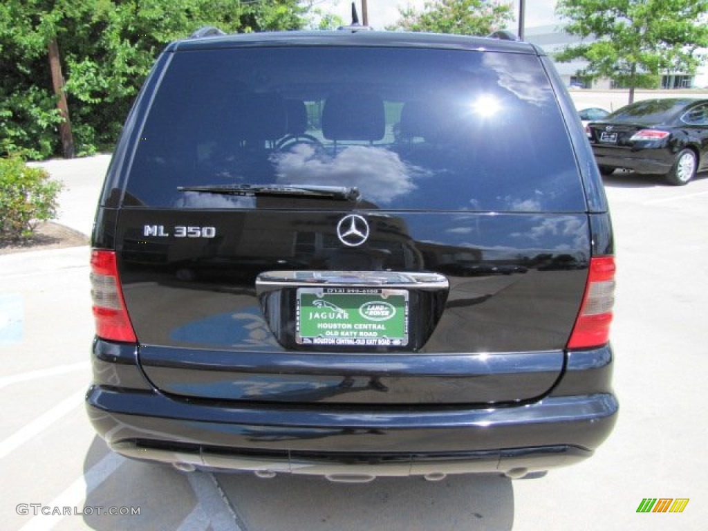 2005 ML 350 4Matic - Black / Charcoal photo #9