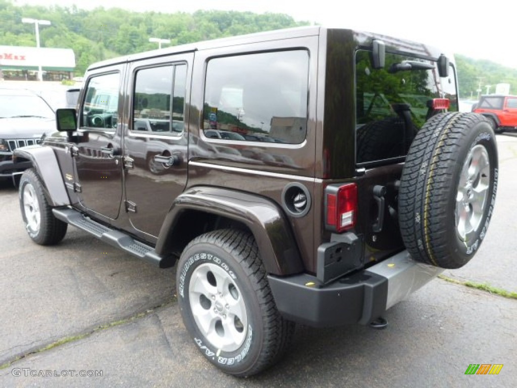 2013 Wrangler Unlimited Sahara 4x4 - Rugged Brown Pearl / Black/Dark Saddle photo #3