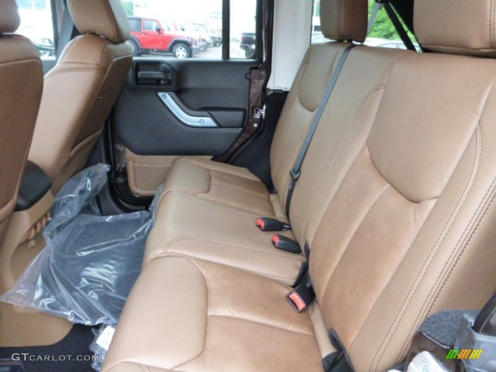 2013 Jeep Wrangler Unlimited Sahara 4x4 Rear Seat Photo #82280855