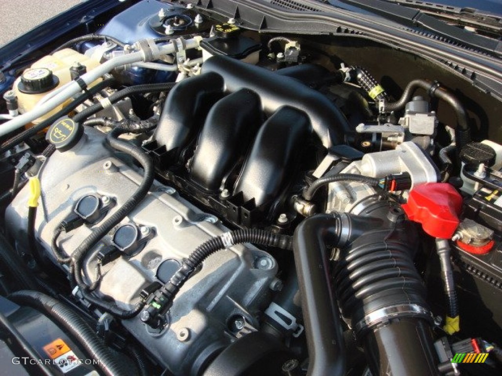 2007 Milan V6 Premier - Dark Blue Pearl Metallic / Dark Charcoal photo #25