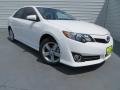 2013 Super White Toyota Camry SE  photo #1
