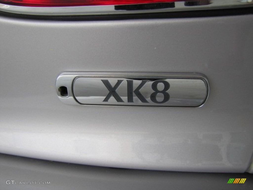 2005 XK XK8 Convertible - Platinum Silver Metallic / Charcoal photo #29