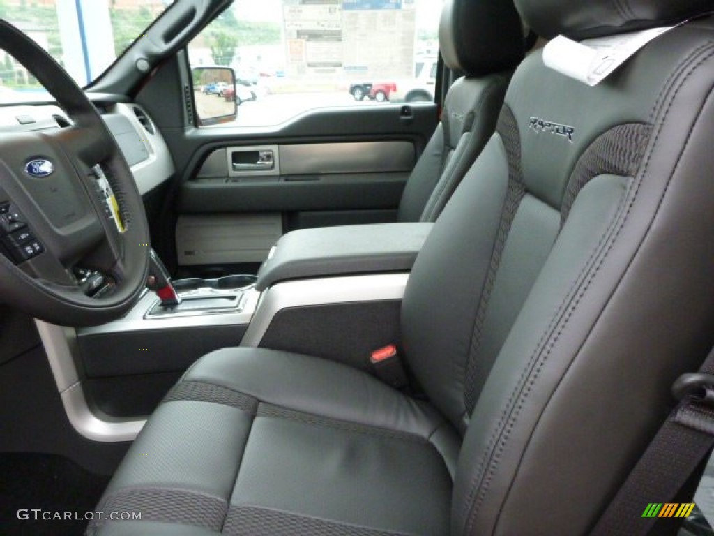 2013 Ford F150 SVT Raptor SuperCrew 4x4 Front Seat Photo #82283492